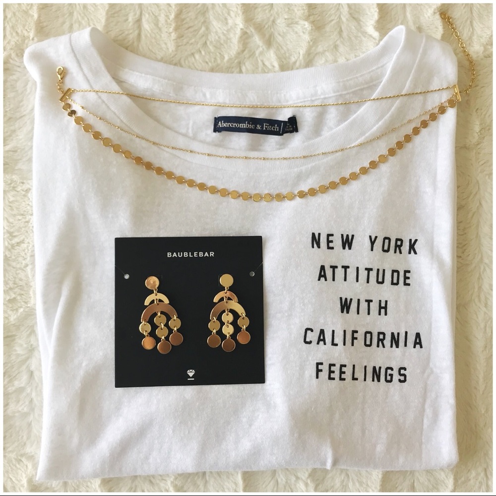NWT Sophia Layered Choker in Gold